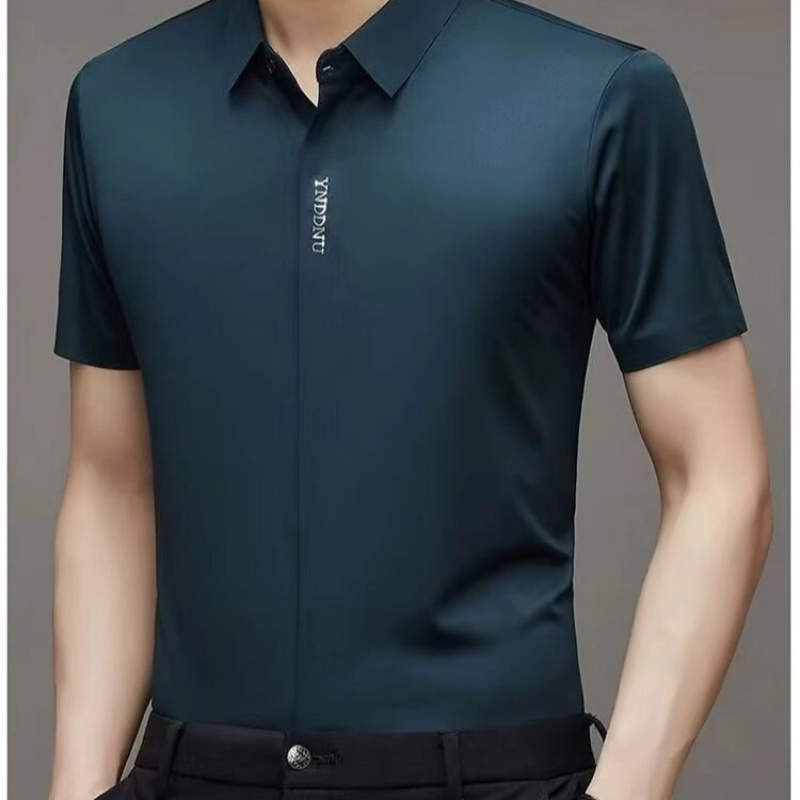 Men Formal Wear Shirts - MenS Wrinkle Free Long Sleeve Dress