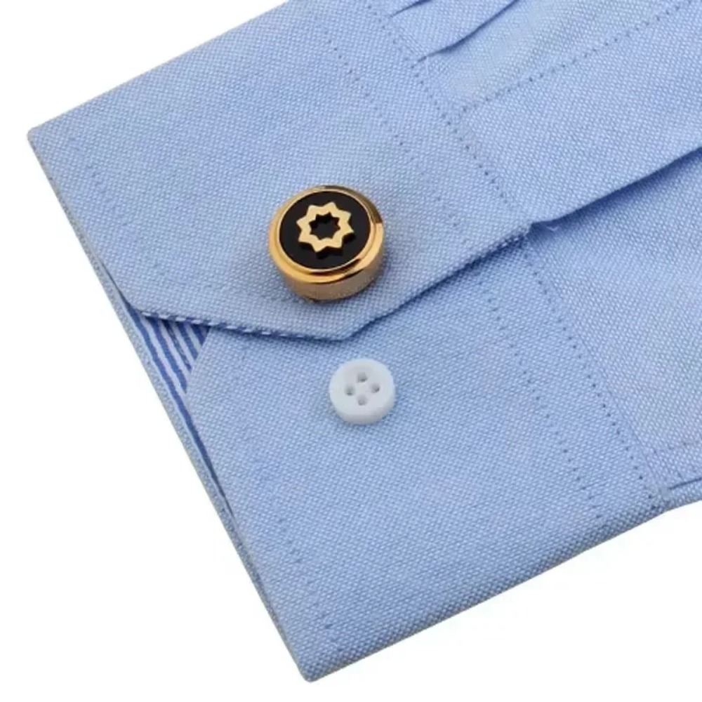 Round Cufflinks High-end Simpl - High End Men'S Formal Wear recension och pris