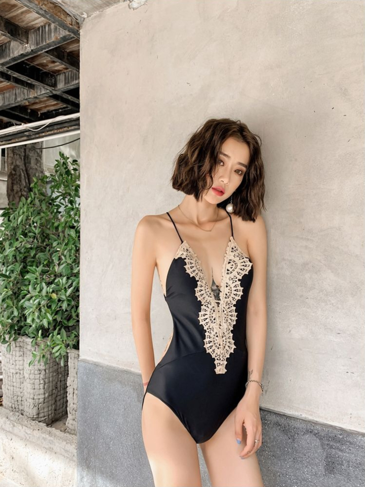Black Women One Piece Swimsuit - Slim Fit Suit Set recension och pris