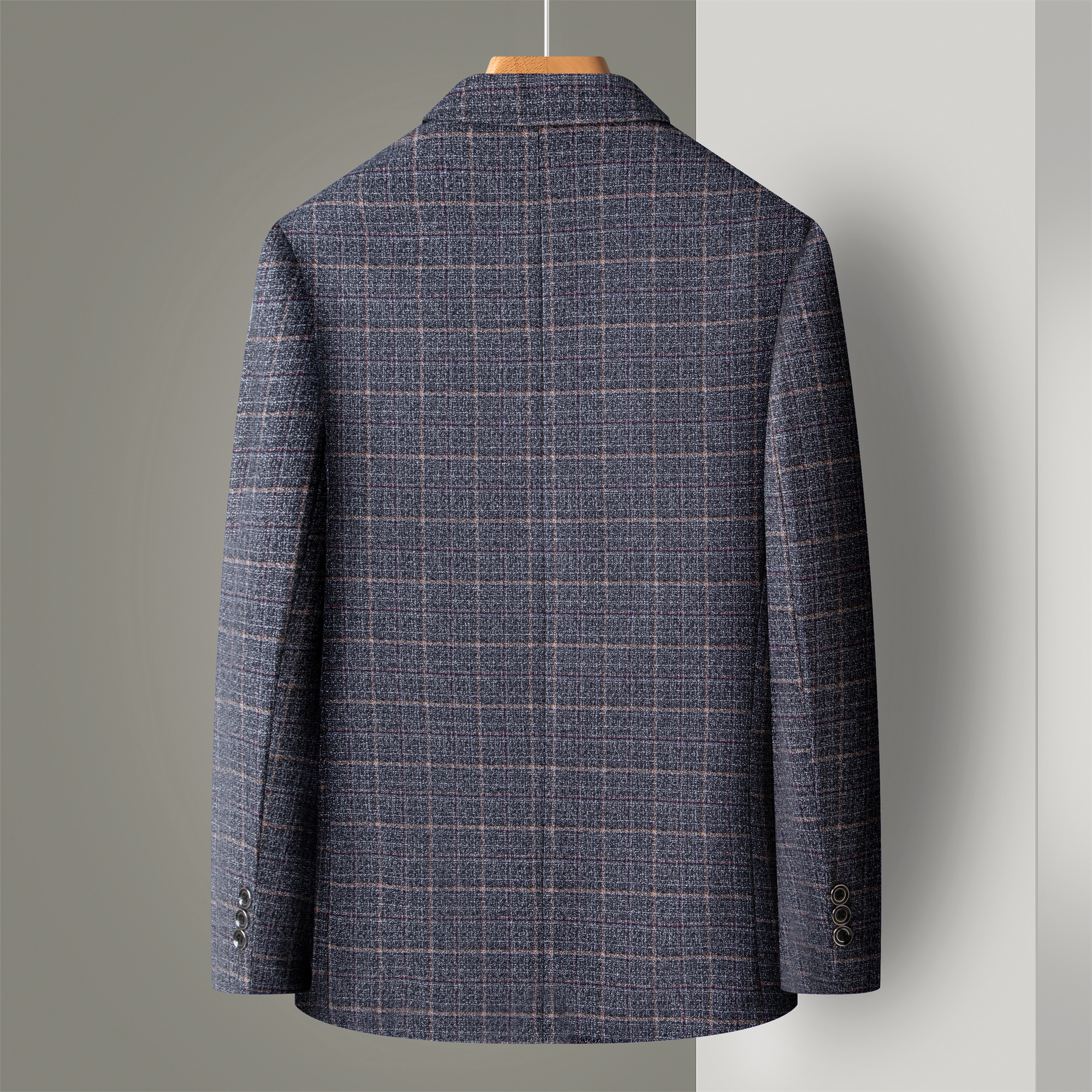 Striped Suit Men's Plaid Suit  - Men Formal Wear Top recension och pris