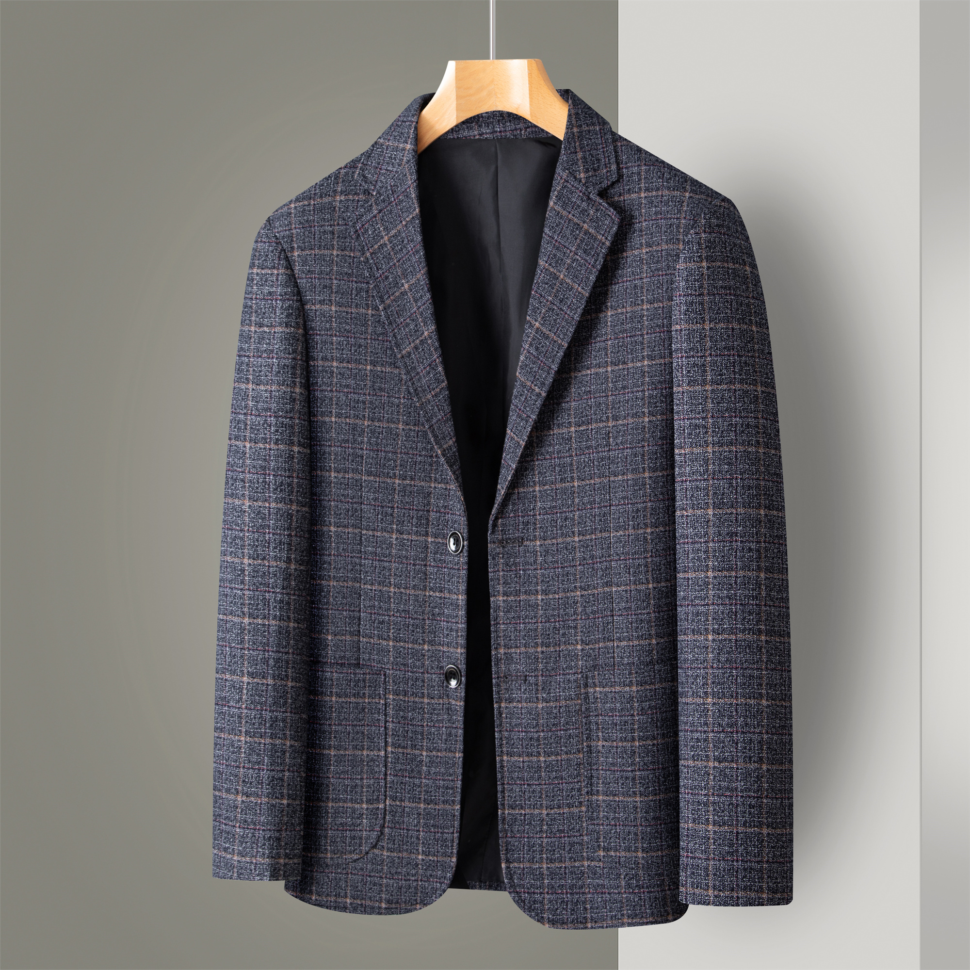 Striped Suit Men's Plaid Suit  - Men Formal Wear Top recension och pris