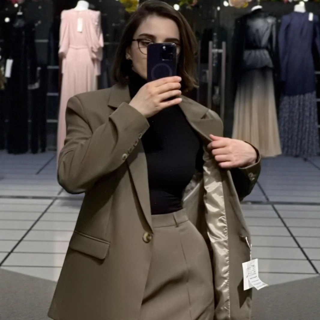 Allingentle Skirt Suit Women's - Slim Fit Suit Set recension och pris