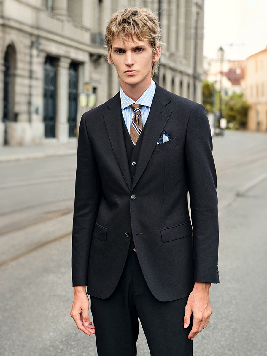 Elastic Men‘s Black Suit Set:  - Men'S Formal Wear For Engagement recension och pris