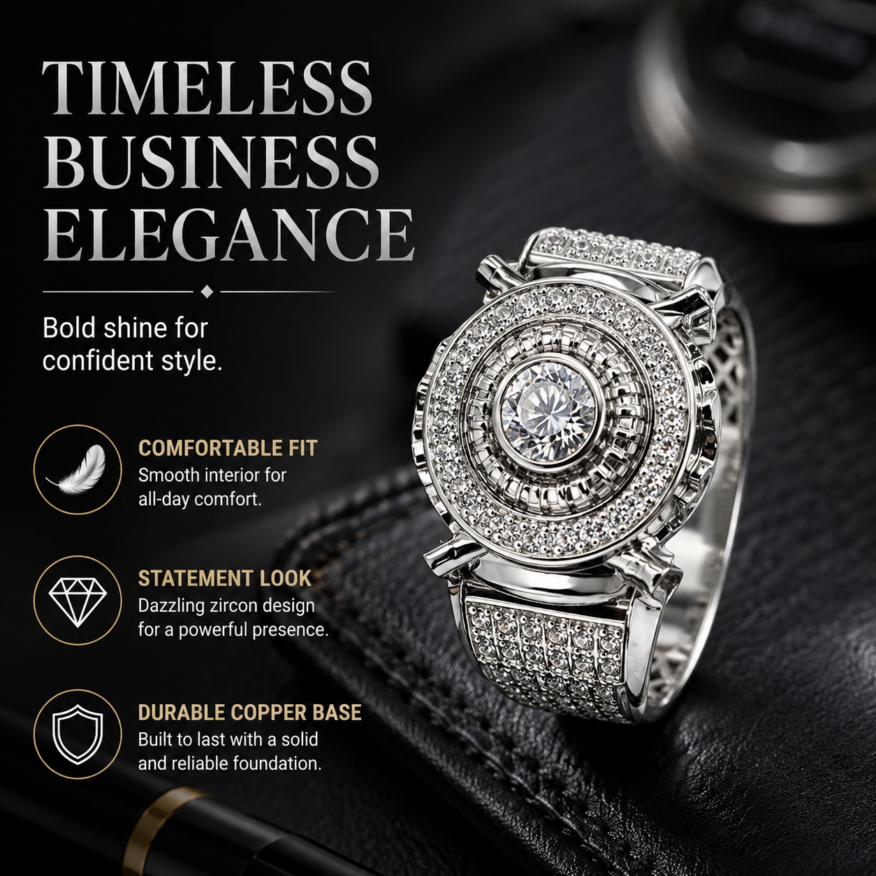Business Style Alloy Men Engag - Men'S Formal Wear For Engagement recension och pris