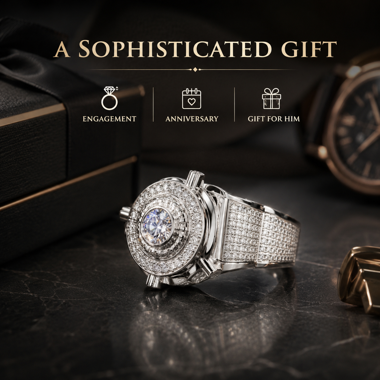 Business Style Alloy Men Engag - Men'S Formal Wear For Engagement recension och pris