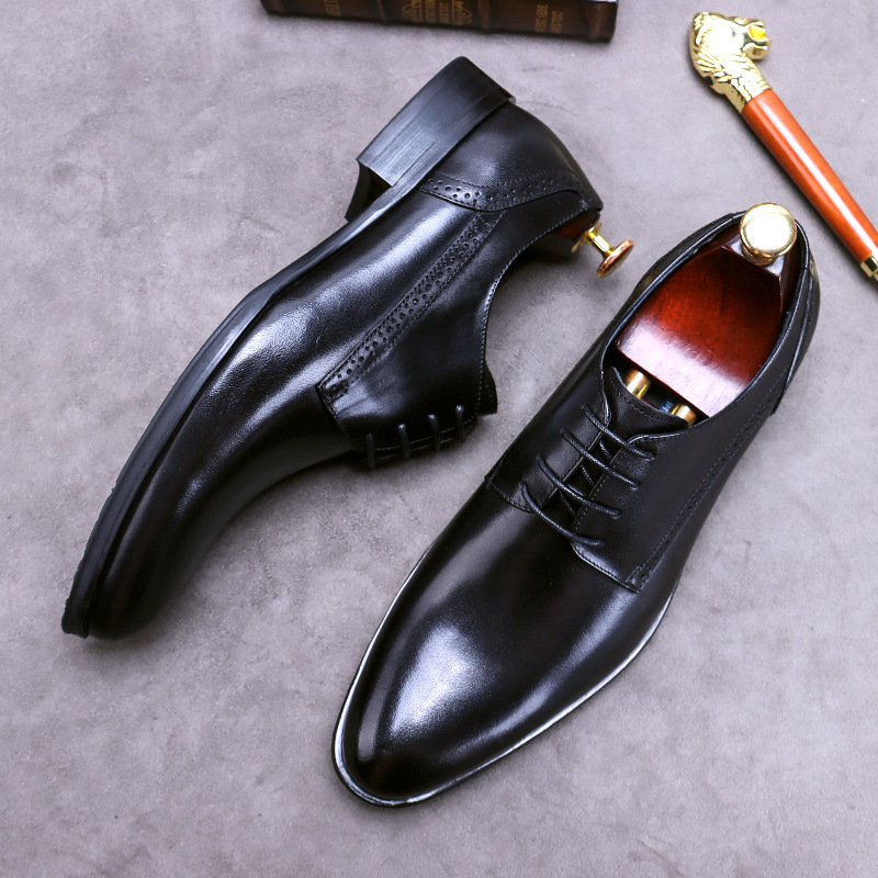 New Brand Genuine Leather Busi - Men Formal Wear Shein recension och pris