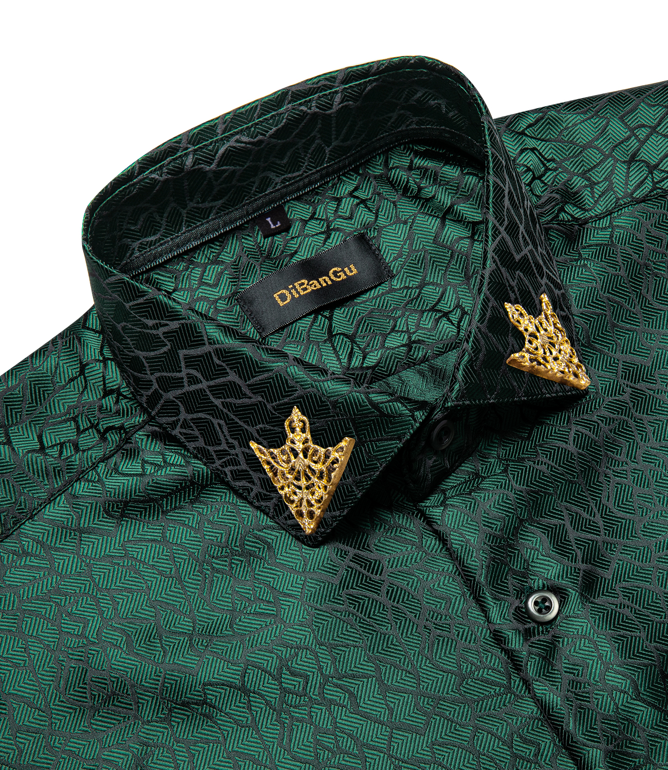 Fashion Green Shirts For Men C - Men Formal Wear Top recension och pris