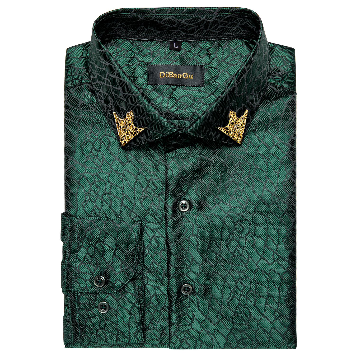 Fashion Green Shirts For Men C - Men Formal Wear Top recension och pris