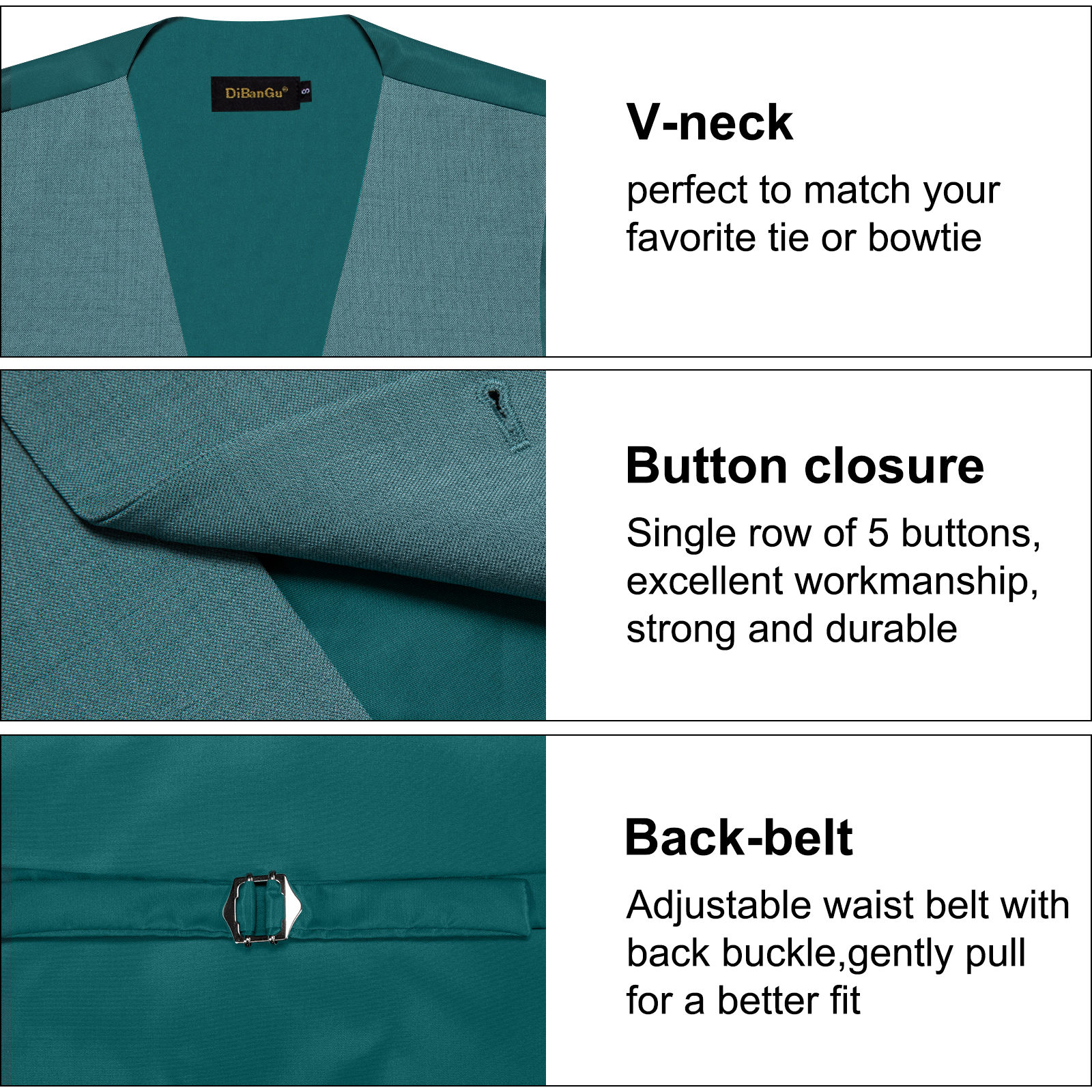 Basic Solid Waistcoat Loose Fi - Men'S Formal Wear Waistcoat recension och pris