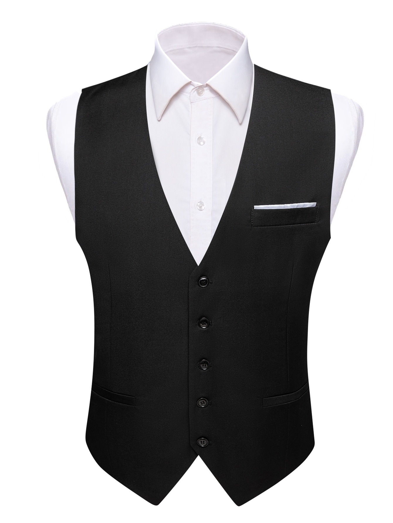Men's Formal Suit Vest, Solid  - Men'S Formal Wear Waistcoat recension och pris