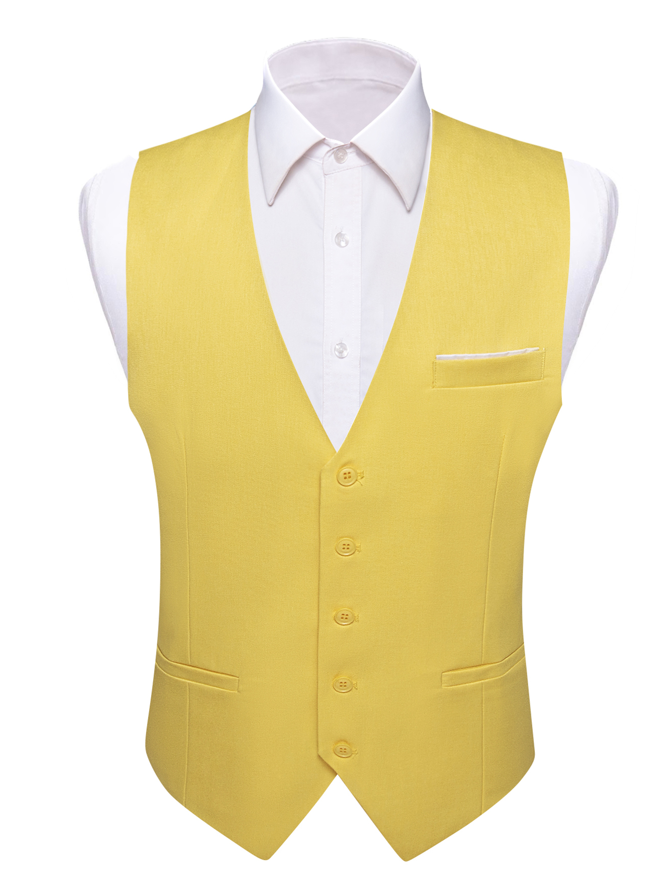 Men's Formal Suit Vest, Solid  - Men'S Formal Wear Waistcoat recension och pris