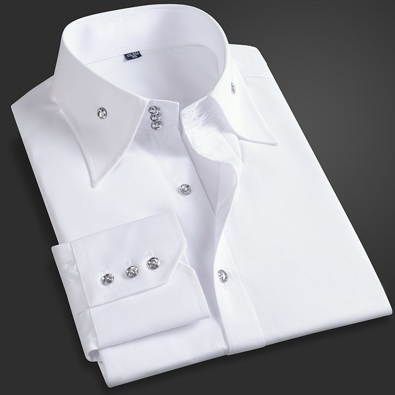 Spring Autumn Men's Executive  - Men Formal Wear Shirts recension och pris