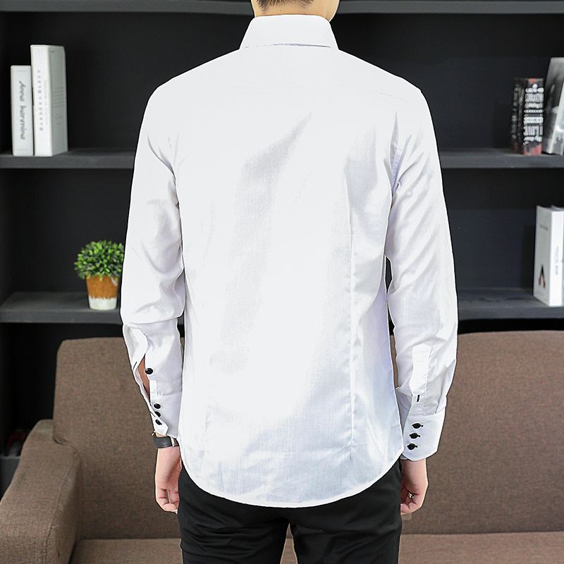 Spring Autumn Men's Executive  - Men Formal Wear Shirts recension och pris