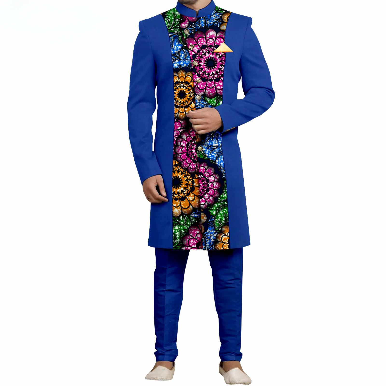 Men`s Suit Slim Fit Embroidery - Slim Fit Suit Set recension och pris