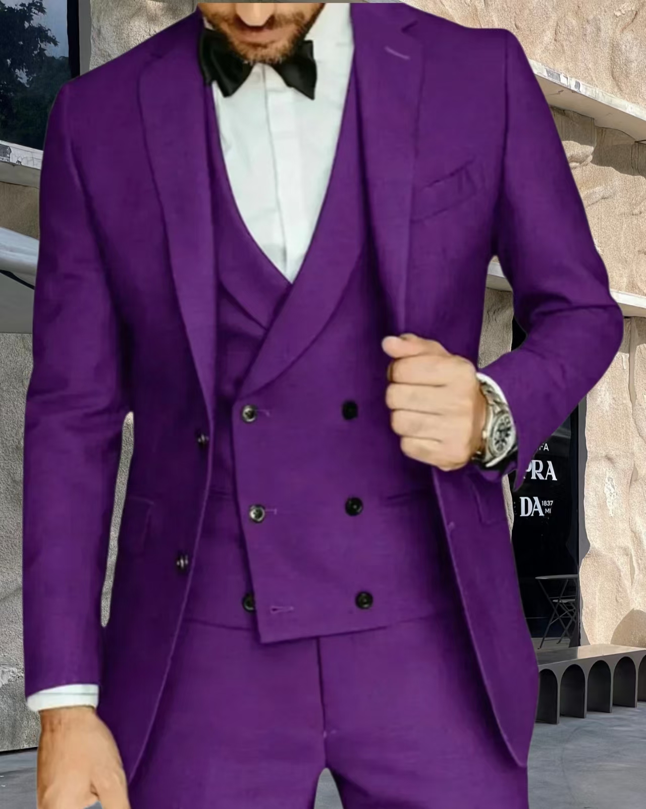 Men's Solid Color Tuxedo Suits - Men'S Formal Wear Waistcoat recension och pris