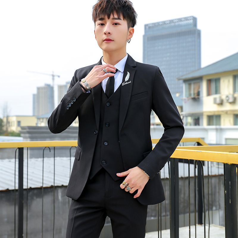 Slim Fit Tee Piece Suit Set fo - Men'S Formal Wear For Marriage recension och pris
